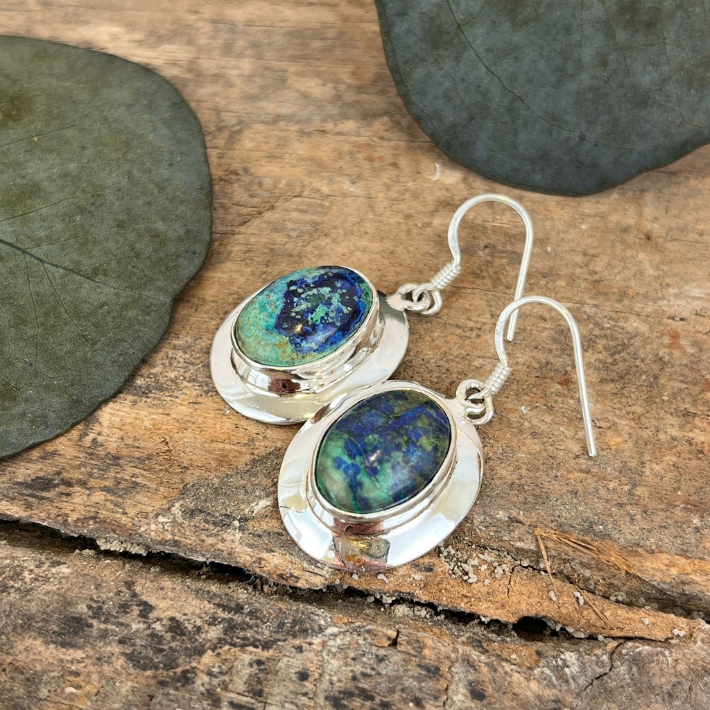 [BOAR-1950] Boucles d'oreilles Argent 925 - Pierre Naturelle [1950]