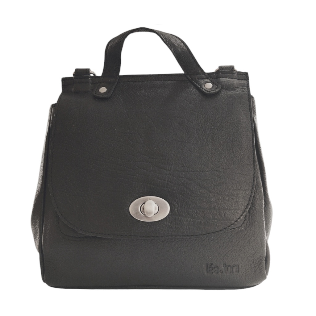 [LEA-PERINE-BPF-NOIR] Sac à dos 'Perine' Noir - Léa Toni
