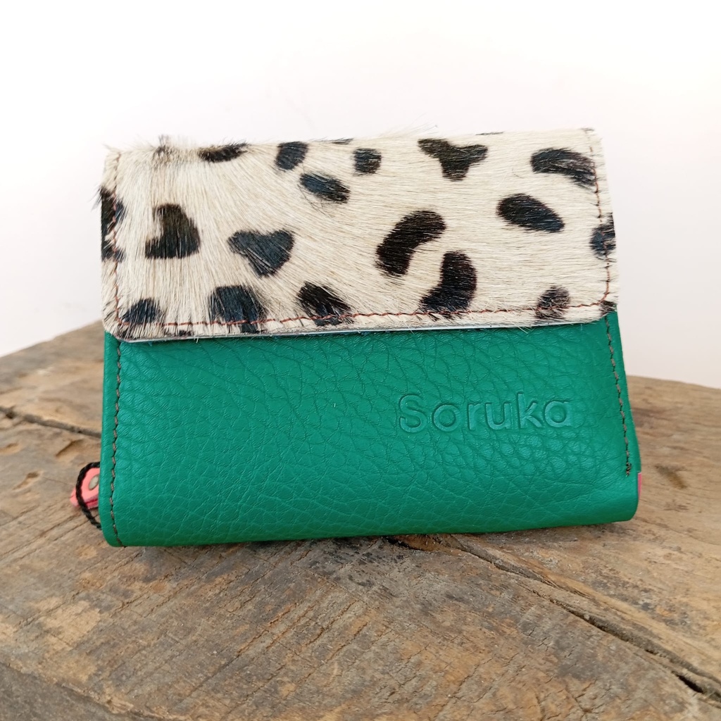 [SORU-0217-047046P] Portefeuille 'Rings' Imprimé léopard - Soruka