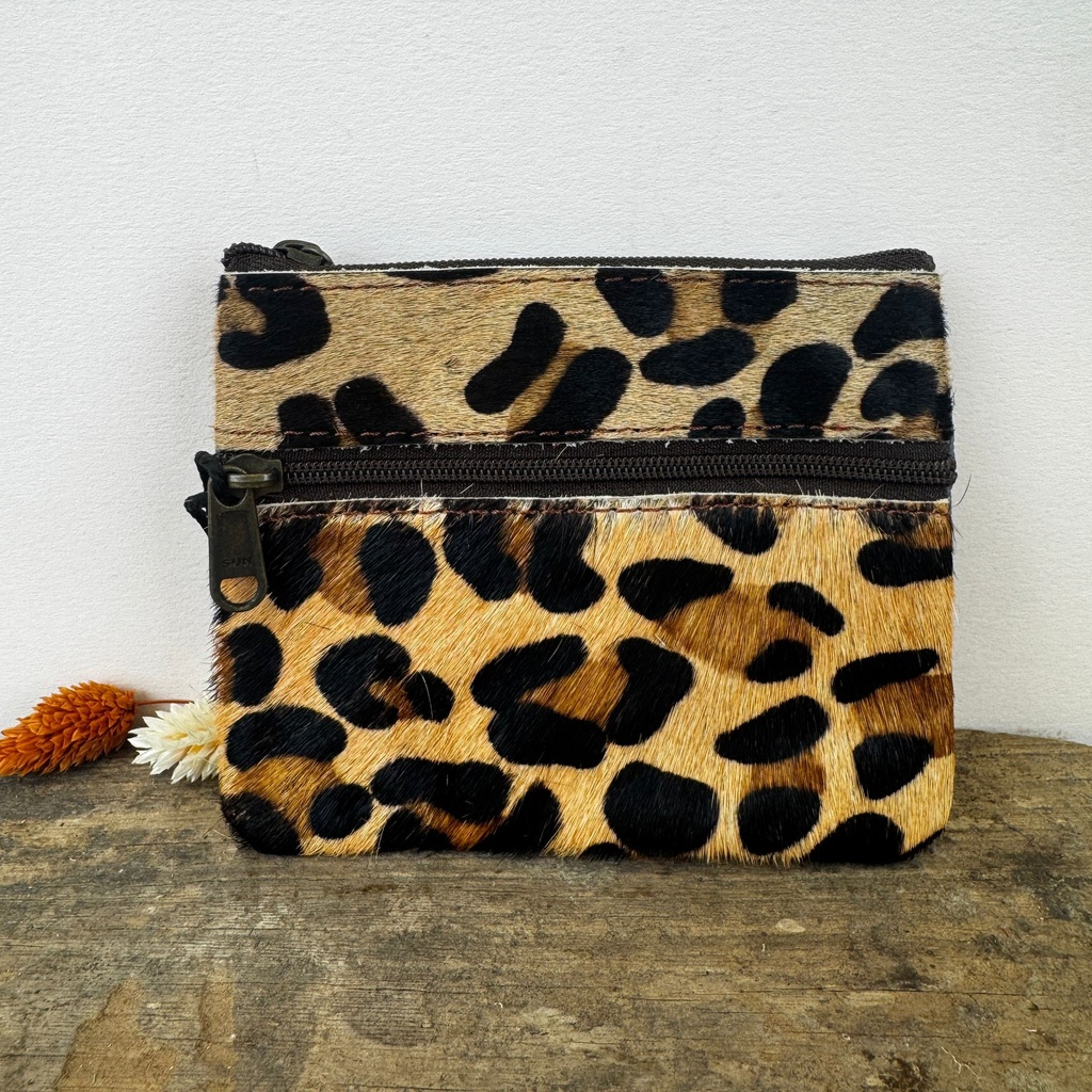 [SORU-0225-047060P ] Pochette 'Ari' Imprimé léopard - Soruka