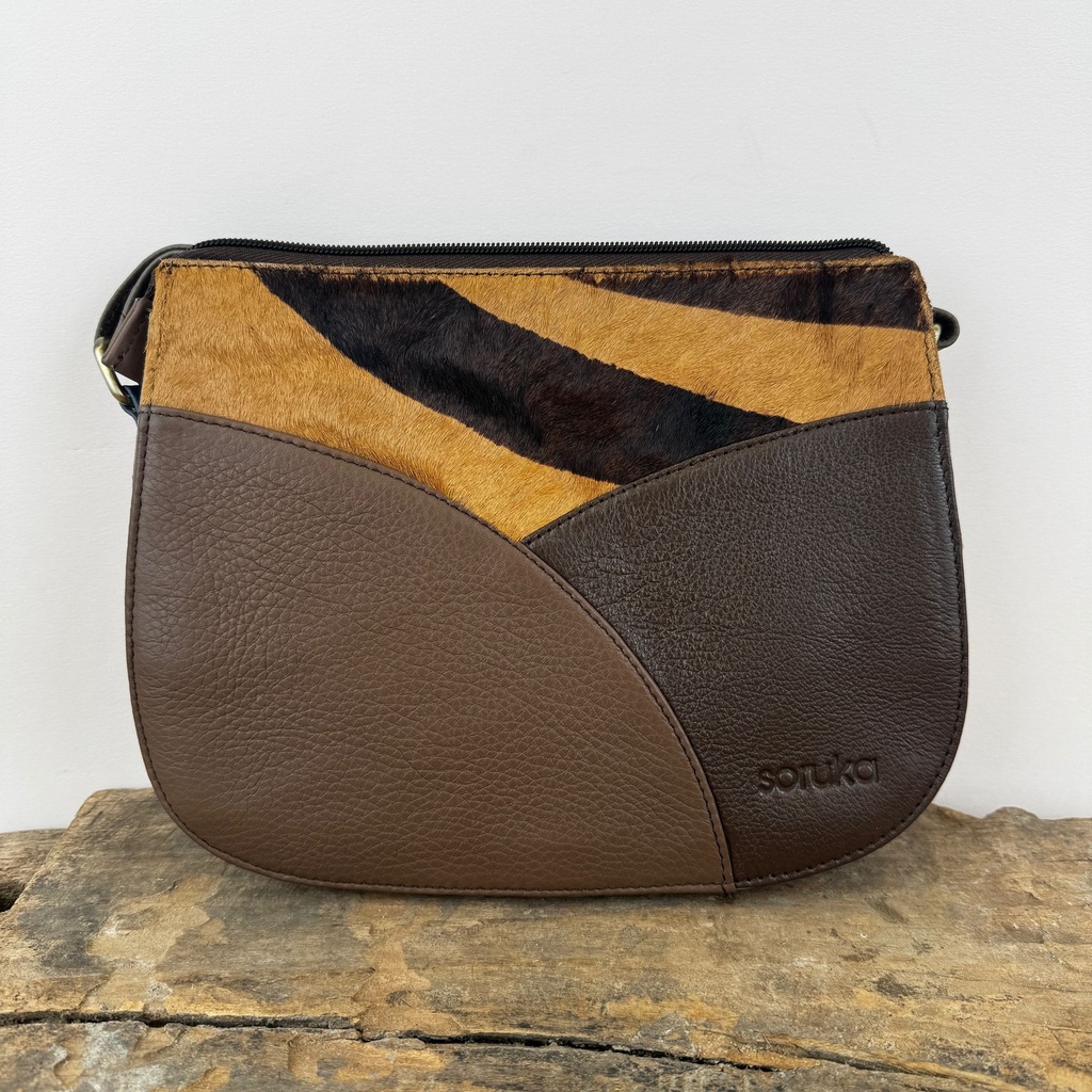 [SORU-0255-81114] Sac en Bandouilière 'April' Imprimé léopard - Soruka