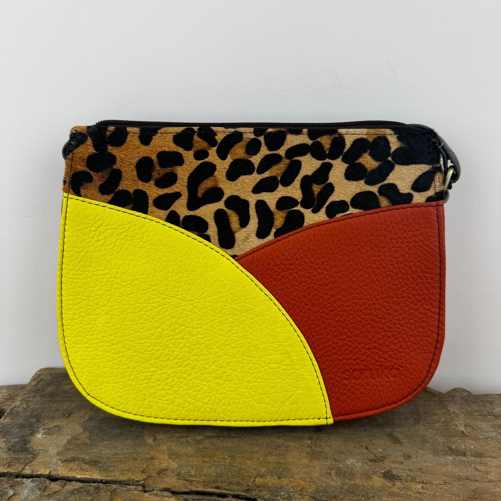 [SORU-0256-81115] Sac en Bandouilière 'April' Imprimé léopard - Soruka