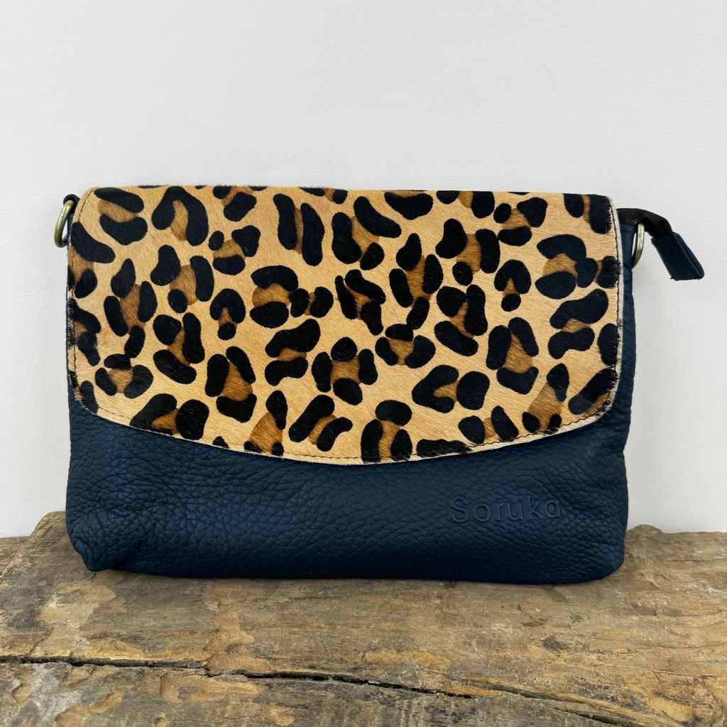 [SORU-0261-81165] Sac en Bandouilière 'Lissandra' Imprimé léopard - Soruka