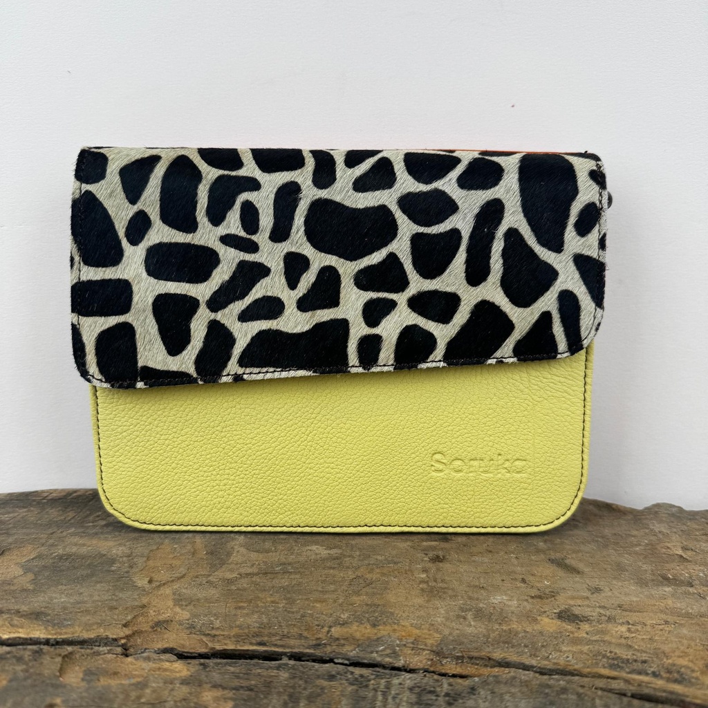 [SORU-0265-81214] Sac en Bandouilière 'River' Imprimé léopard - Soruka