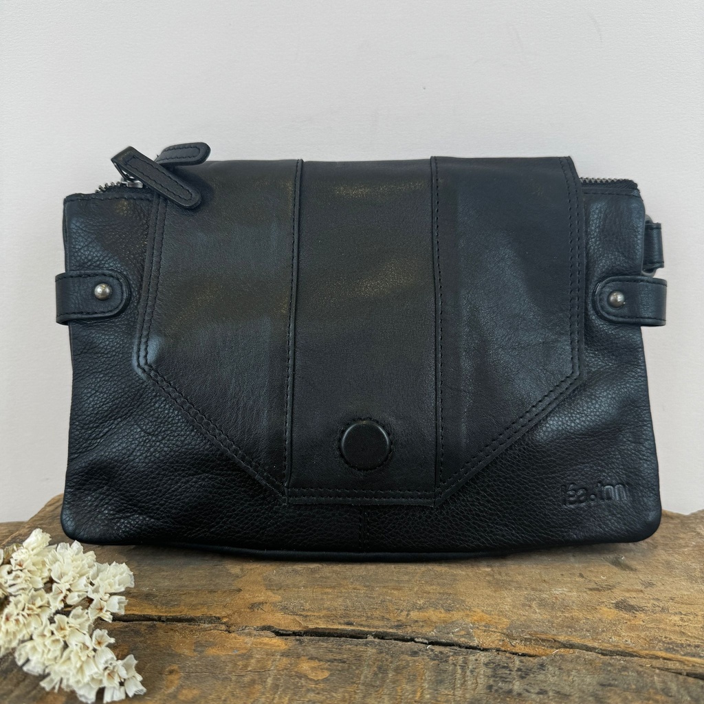 [LEA-BETTY-VPF-NOIR] Sac en bandoulière 'Betty' Noir - Léa Toni