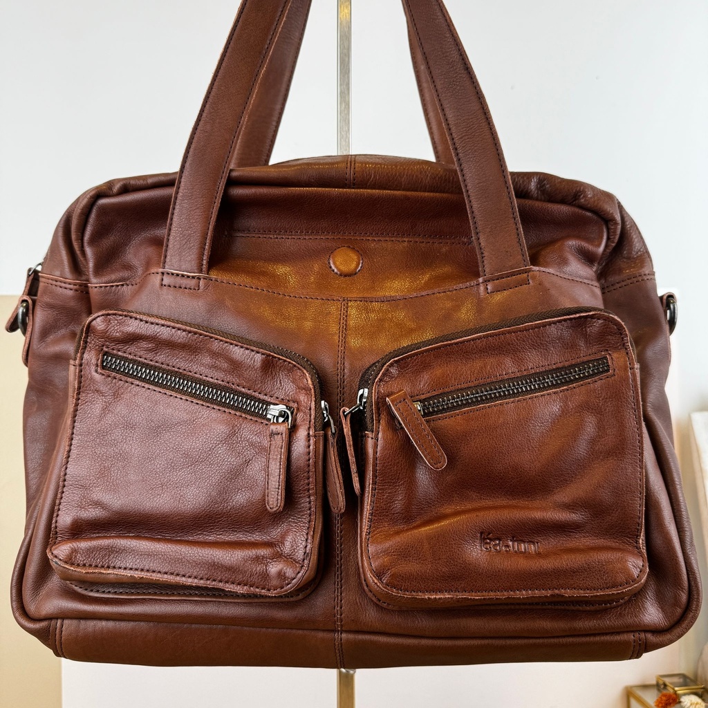 [LEA-KATHY-VPF-BRUN] Sac Cabas 'Kathy' Brun - Léa Toni