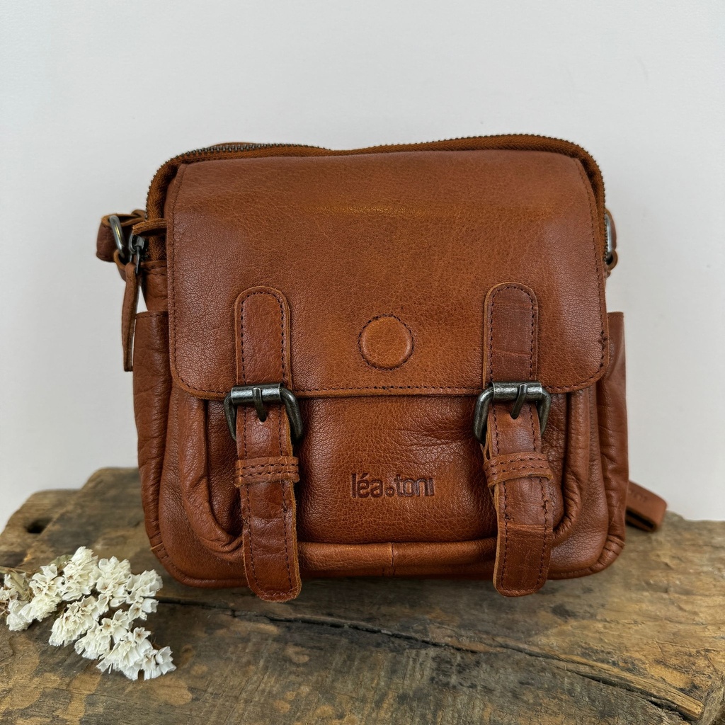 [LEA-MAUDE-BPF-CHAT] Sac à dos 'Maude' Châtaigne - Léa Toni