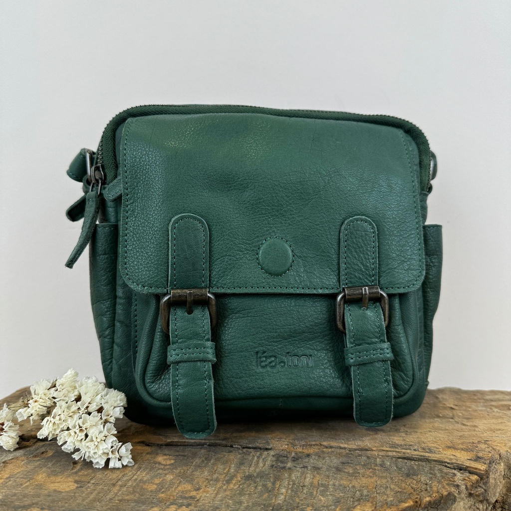 [LEA-MAUDE-BPF-VERT] Sac à dos 'Maude' Vert - Léa Toni