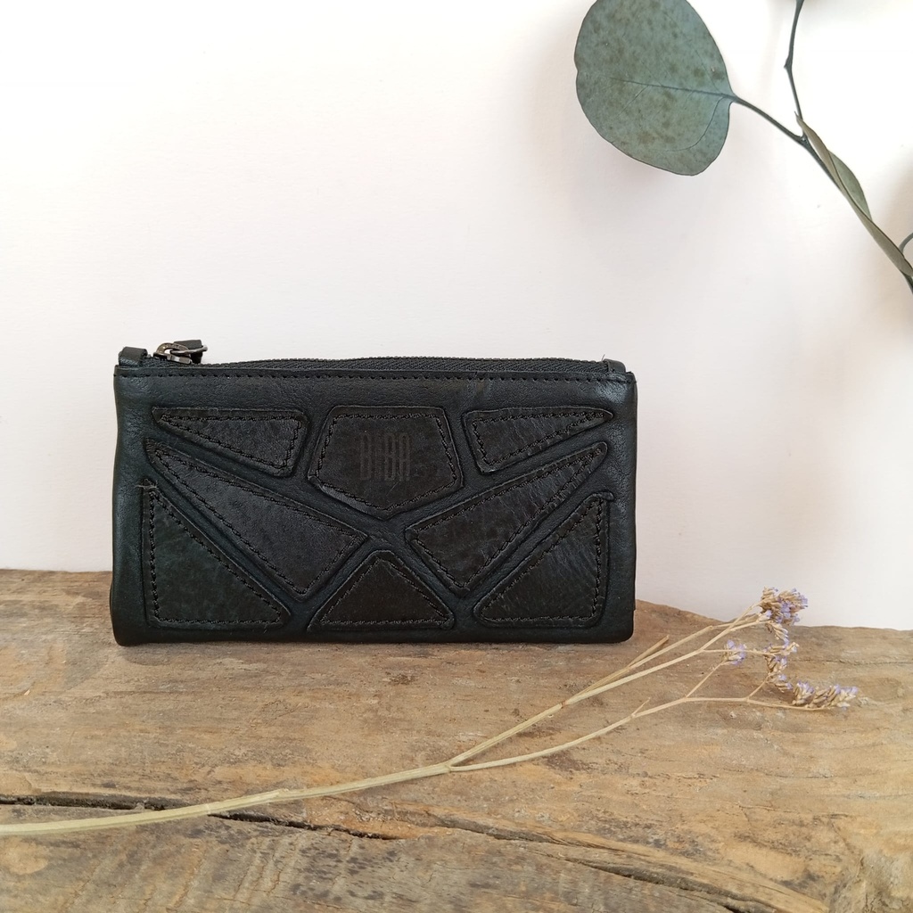 [BIBA-DON4L-NOIR] Portefeuille 'Donie' Noir - Biba