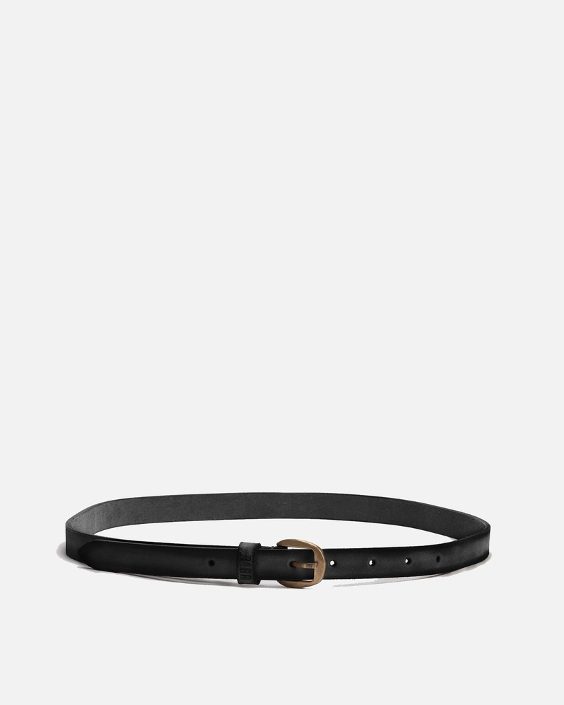 [BIBA-YEL3A-NOIR-105] Ceinture 'Yellowstone' Noir - 105 cm - Biba