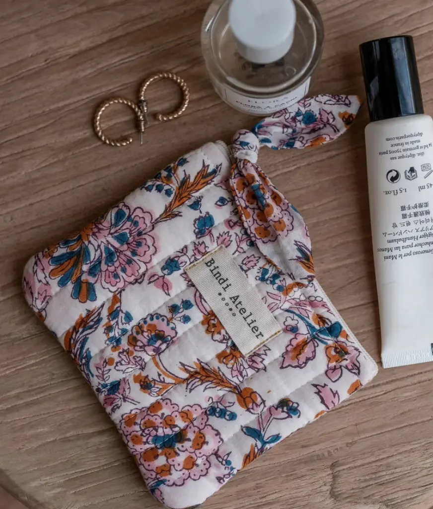 [BIND-PM_KIA_BLO] Porte-monnaie 'Kiala Bloom' – Bindi Atelier