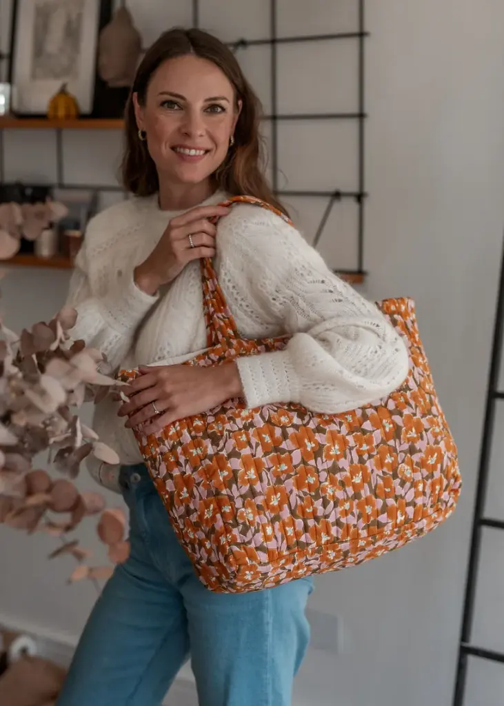 [BIND-MS_POS_CAN] Sac Cabas 'Posy Canelle' – Bindi Atelier