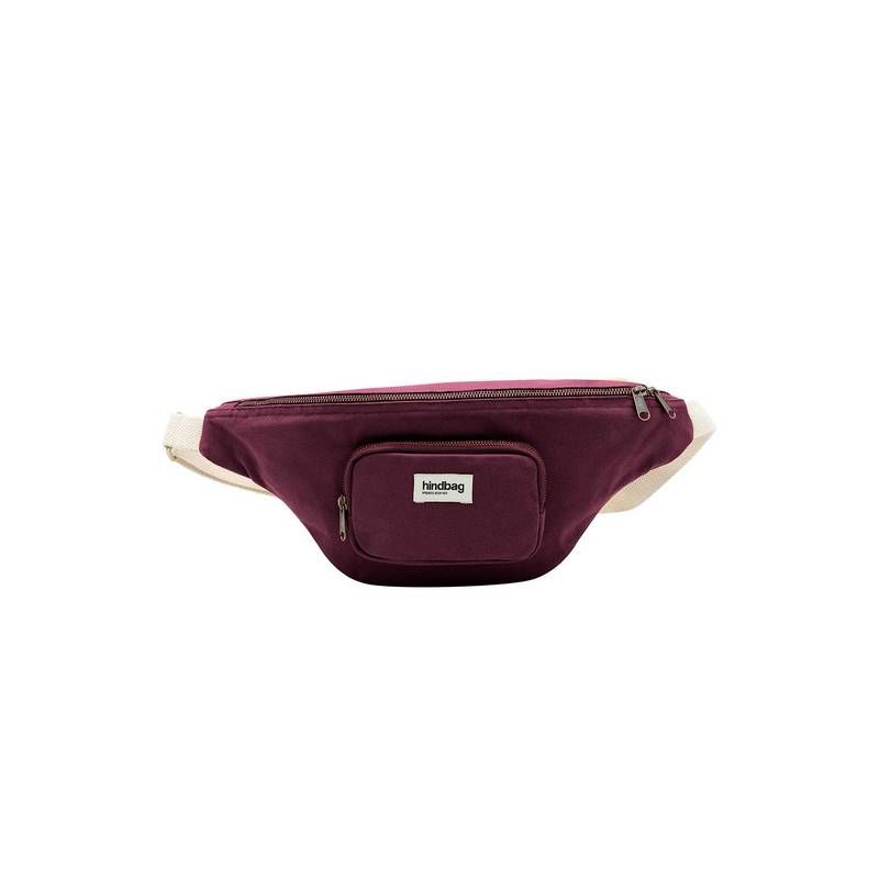 [HIND-7HINDSOFIA_P] Sac banane XL 'Sofia' – Prune – Hindbag