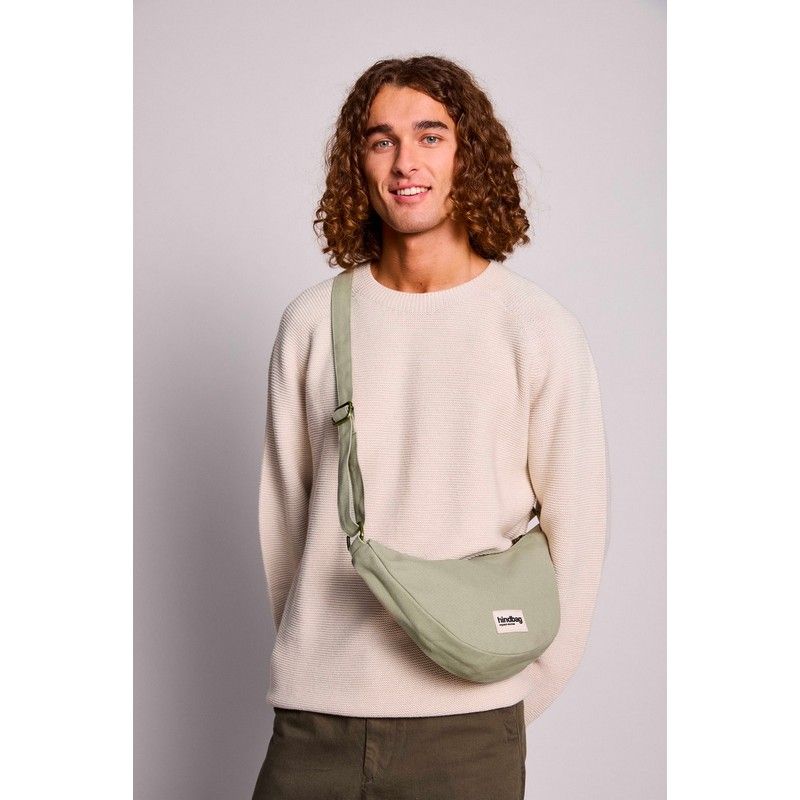 [HIND-7HINDANDR_VAR] Sac banane 'Andrea' – Vert argile – Hindbag