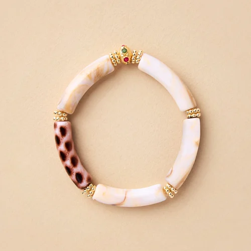 [JUHU-MONOBLANC] Bracelet 'Monochrome' – Blanc – Juhu