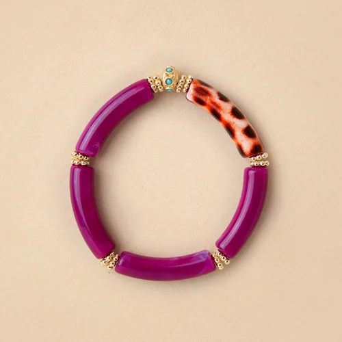 [JUHU-MONOGRENAT] Bracelet 'Monochrome' – Grenat – Juhu