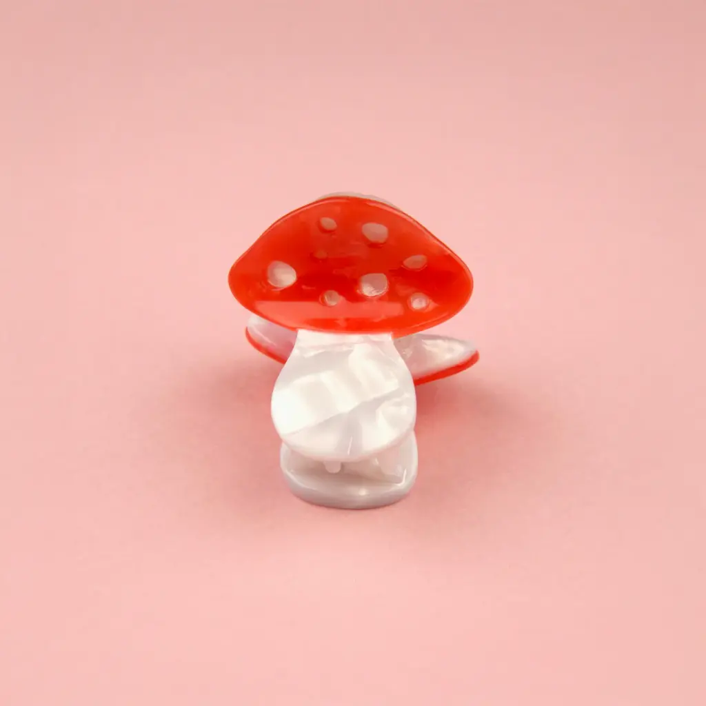 [COU-MINIPINCECHAMPIGNON] Mini Pince à Cheveux 'Champignon' – Coucou Suzette