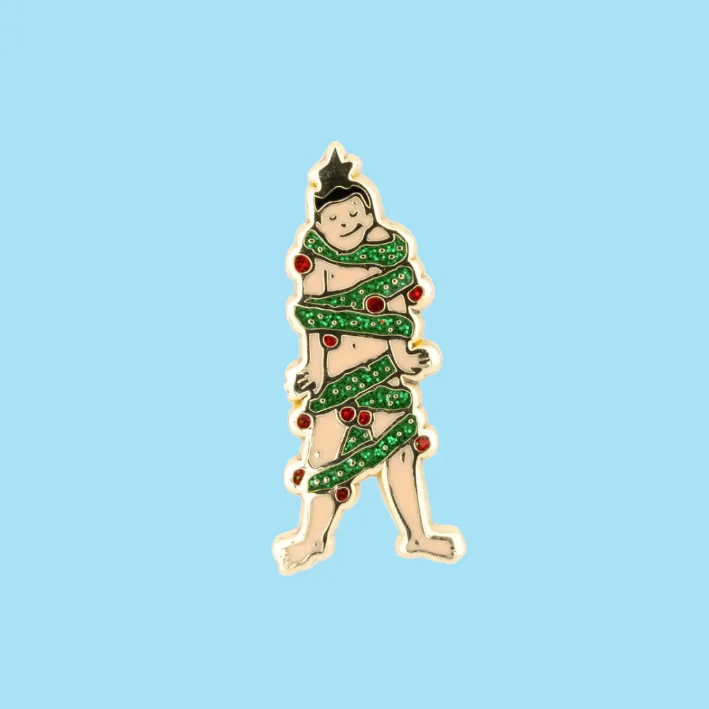 [COU-PINSHOMMESAPIN] Pin's 'Homme Sapin' – Coucou Suzette