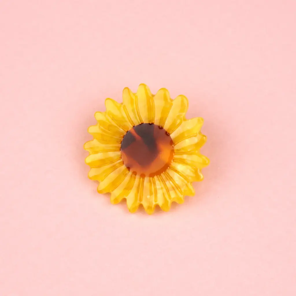 [COU-BROCHETOURNESOL] Broche 'Tournesol' – Coucou Suzette