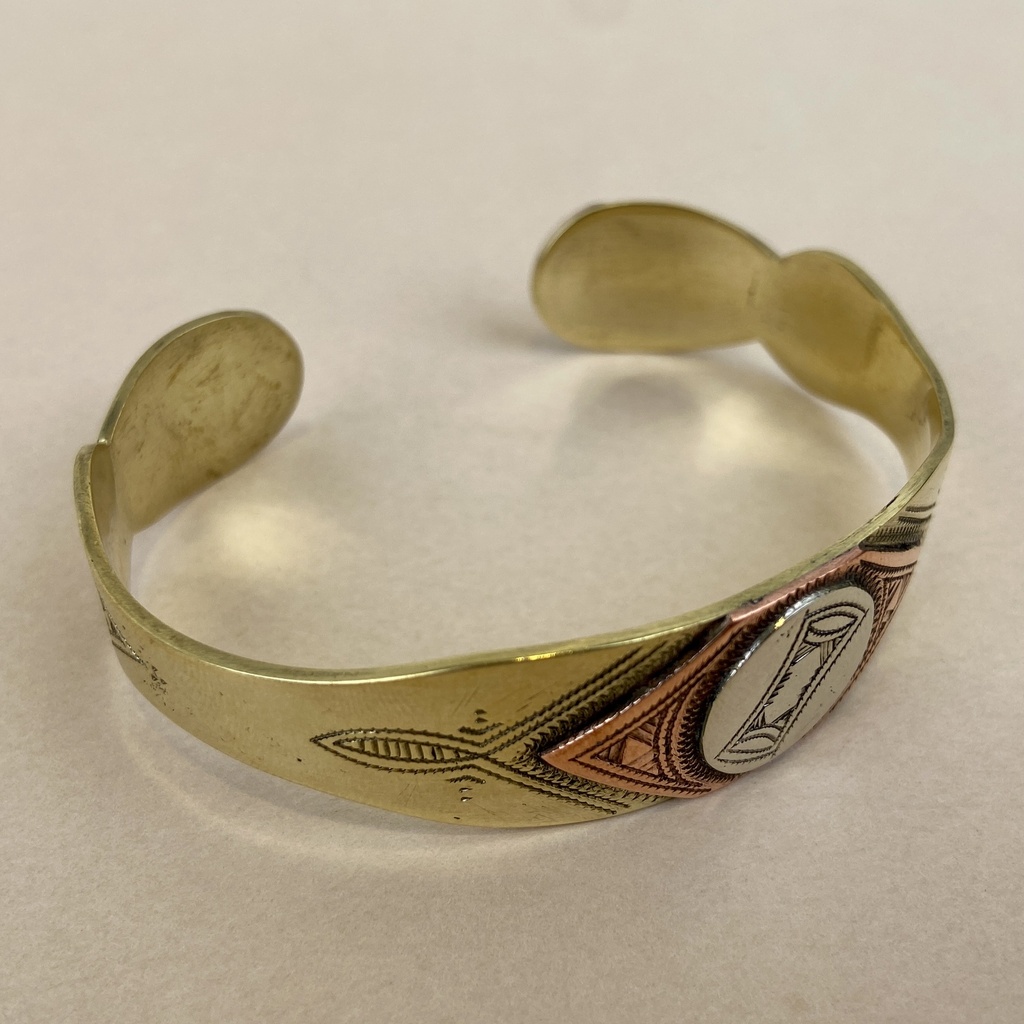 [BRDO-0051] Jonc – Laiton doré, argent & cuivre [0051]