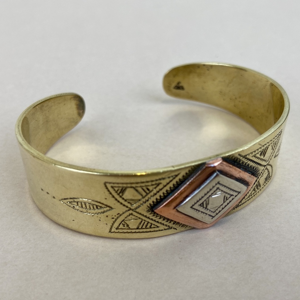 [BRDO-0053] Jonc – Laiton doré, argent & cuivre [0053]