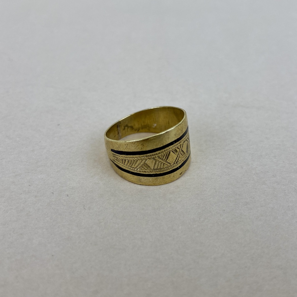 [BADO-0033-56] Bague – Laiton doré [0033]