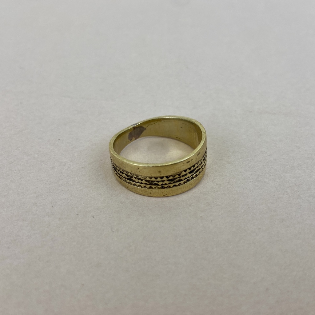 [BADO-0034-59] Bague – Laiton doré [0034]