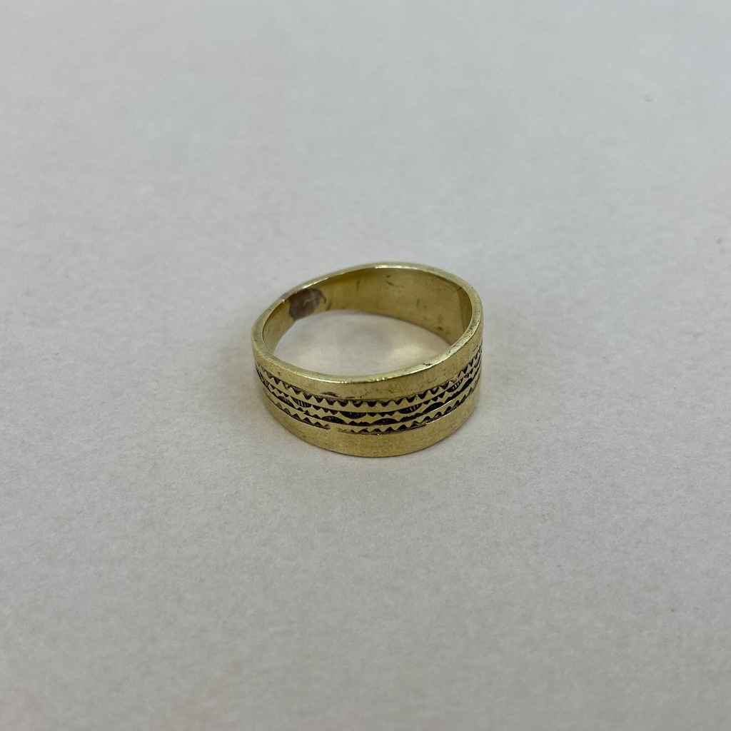 [BADO-0036-61] Bague – Laiton doré [0036]