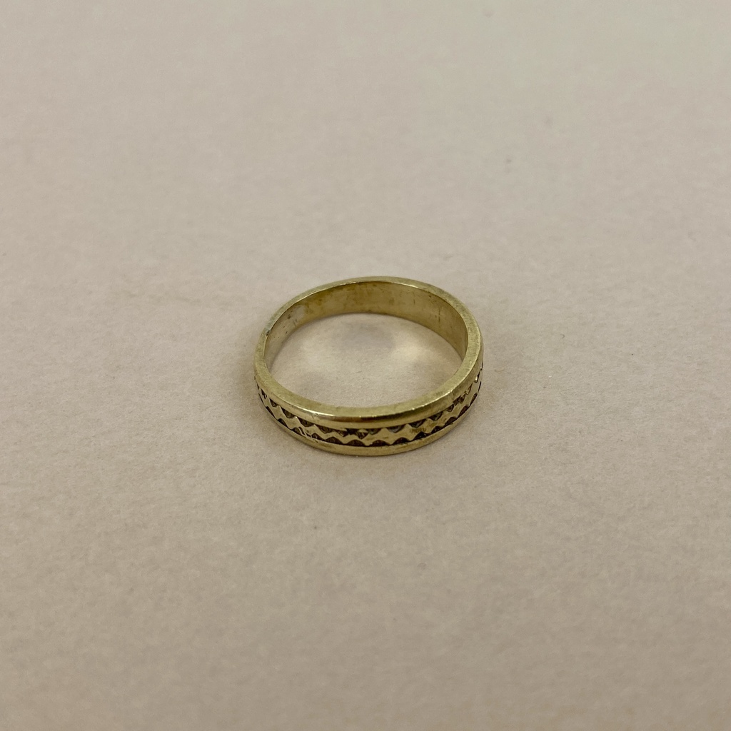 [BADO-0038-53] Bague – Laiton doré [0038]