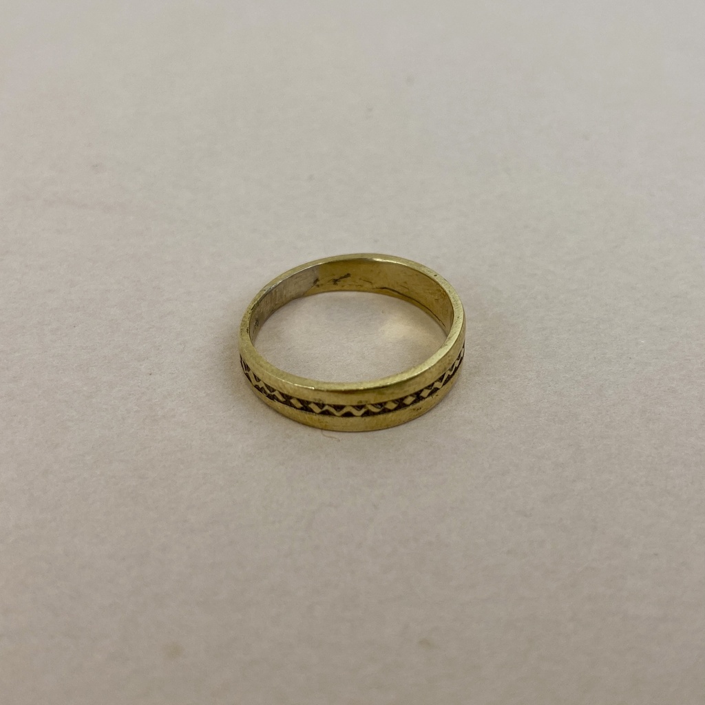 [BADO-0040-57] Bague – Laiton doré [0040]