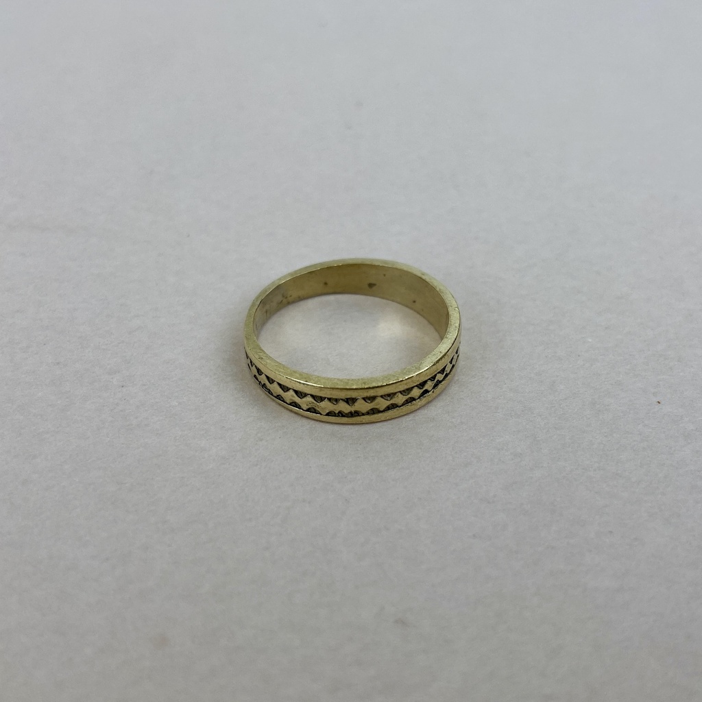 [BADO-0041-58] Bague – Laiton doré [0041]