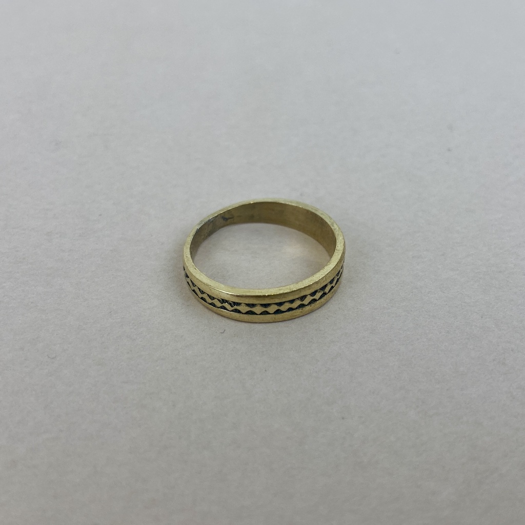 [BADO-0042-59] Bague – Laiton doré [0042]