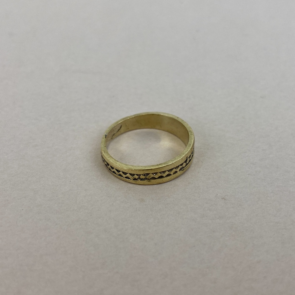 [BADO-0043-60] Bague – Laiton doré [0043]