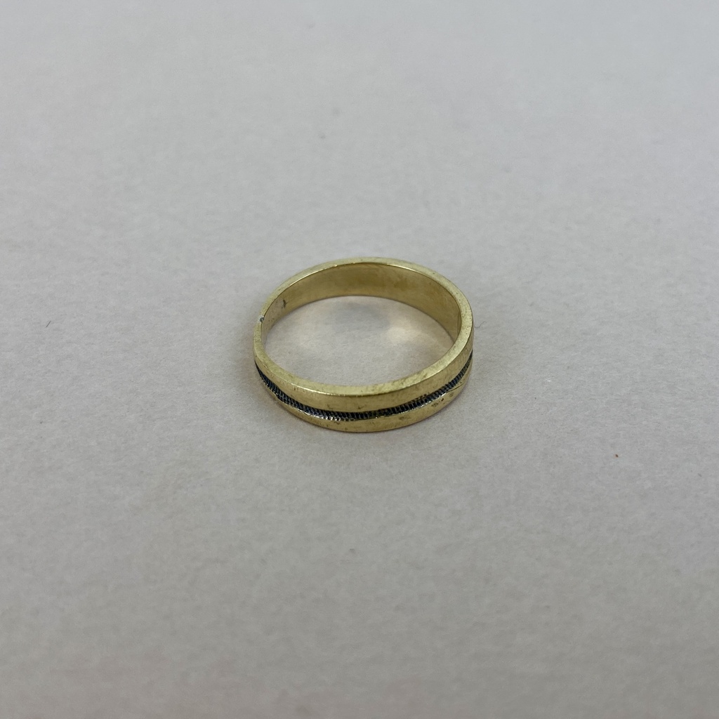 [BADO-0044-58] Bague – Laiton doré [0044]