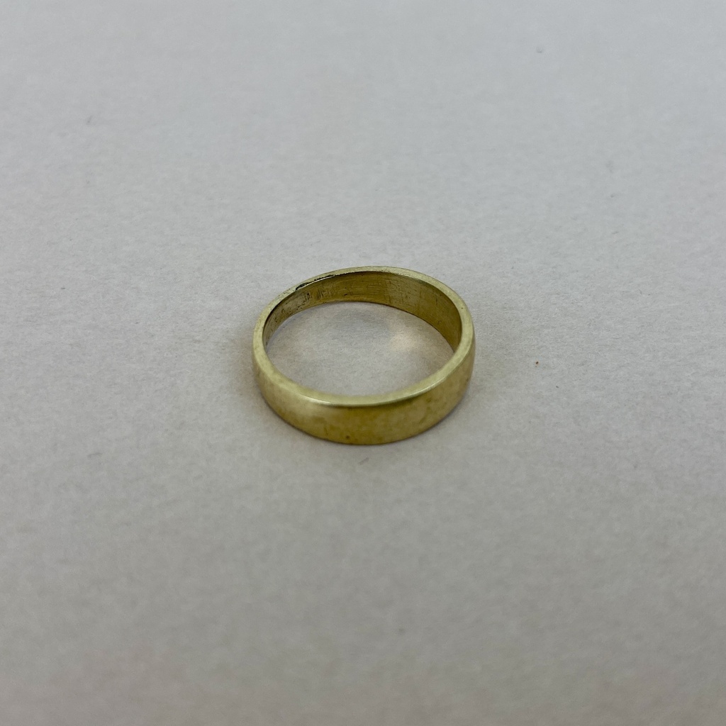 [BADO-0045-53] Bague – Laiton doré [0045]