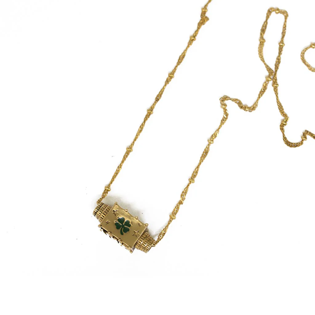 [LA2L-SACHA-0289] Collier 'Sacha' – Talisman 4 faces – LA2L