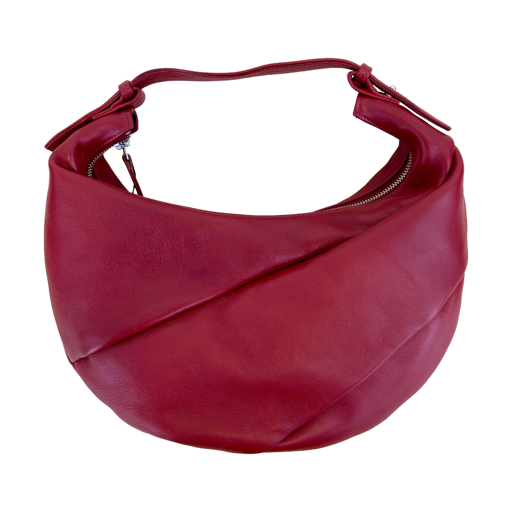 [NATE-AYLARUBY] Sac à main 'Ayla' – Rouge rubis – Naterra