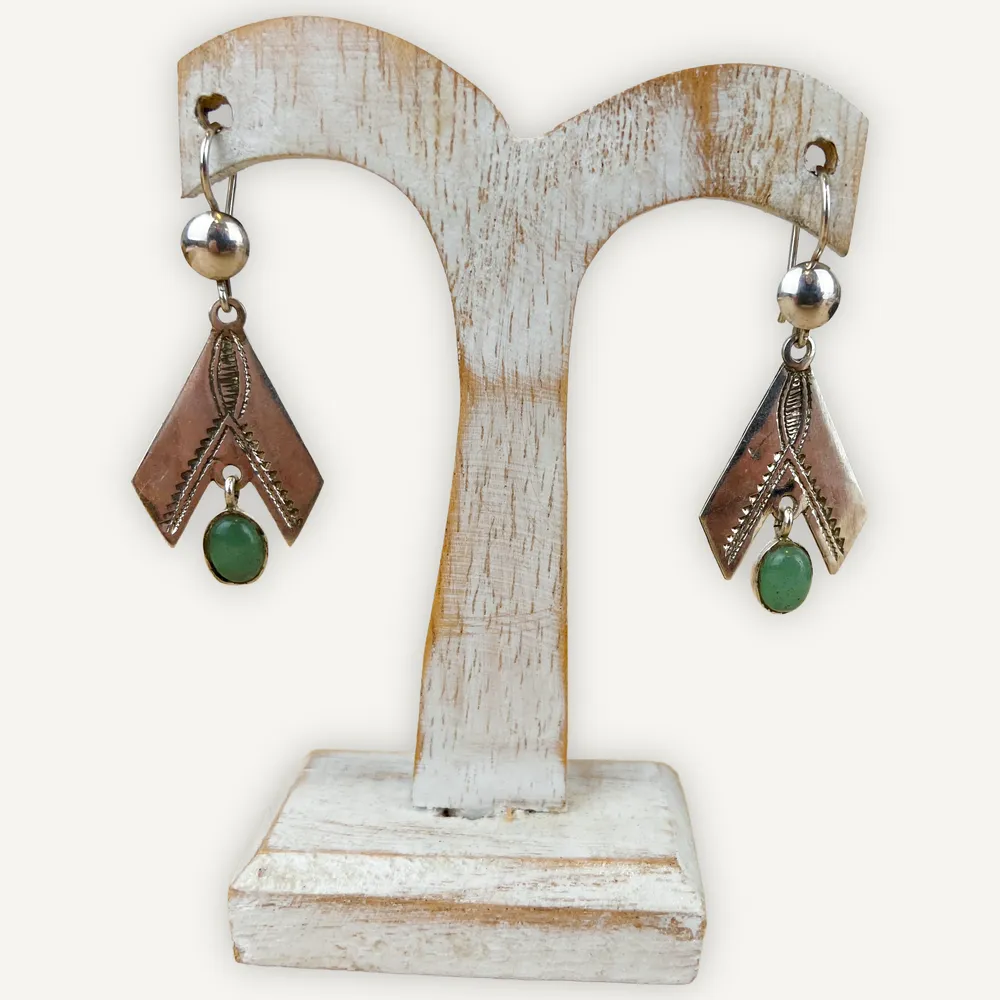 [BOAR-1958] Boucles d'oreilles Argent 925 – Jade [1958]