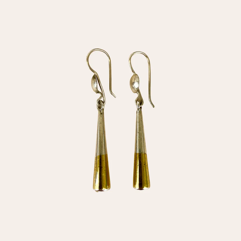 [BOAR-1969] Boucles d'oreilles – Argent & Laiton [1969]