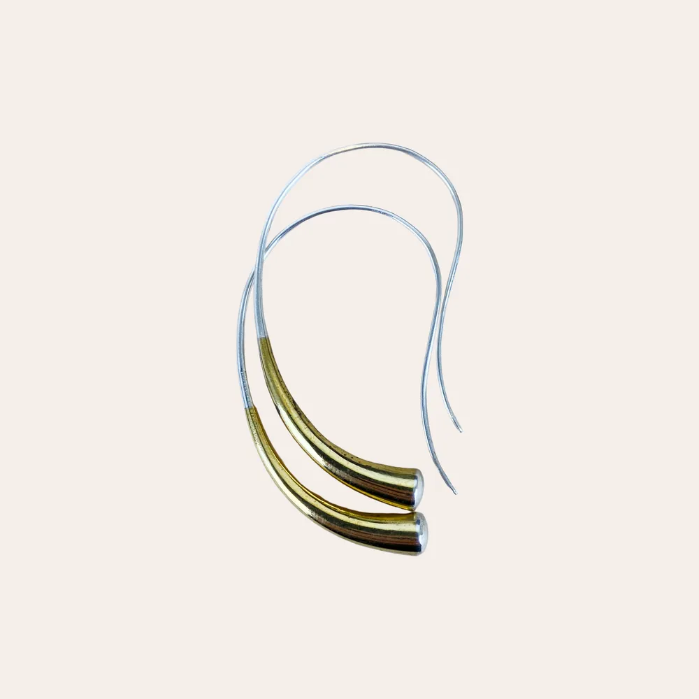 [BOAR-1971] Boucles d'oreilles – Argent & Laiton [1971]