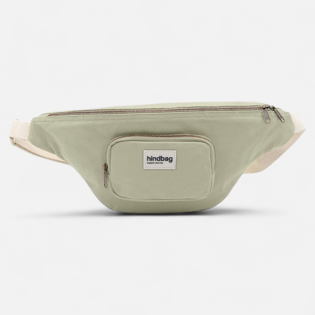 [HIND-7HINDSOFIA_VAR] Sac banane XL 'Sofia' – Vert argile – Hindbag