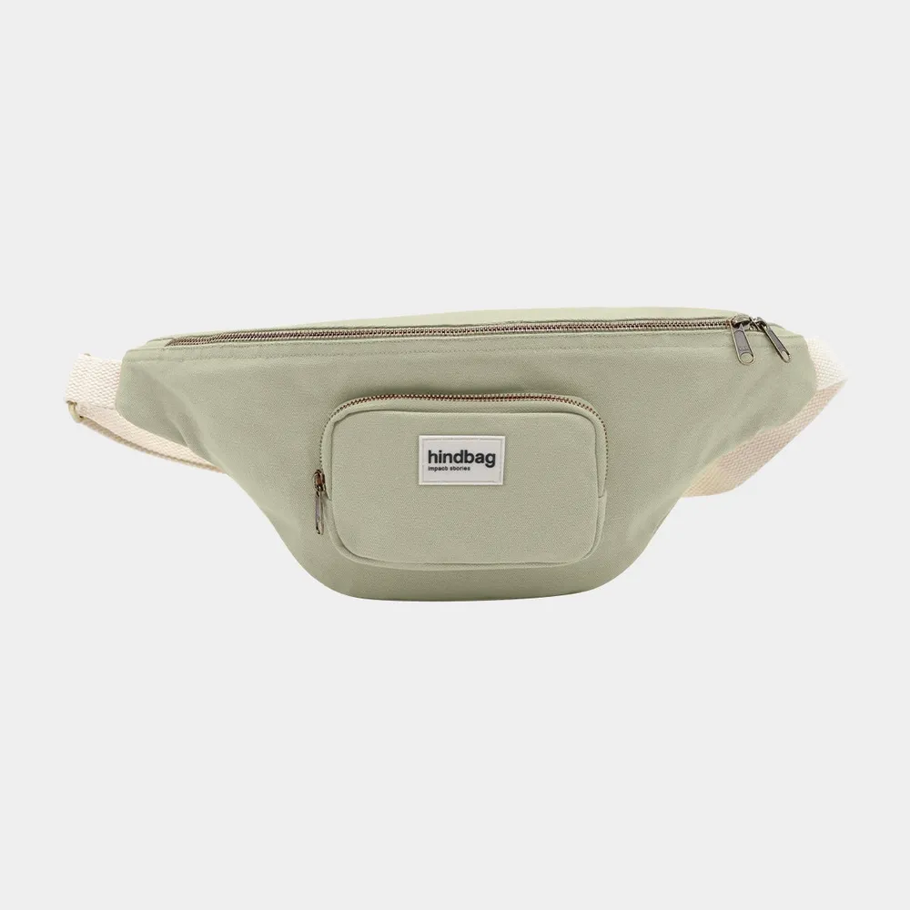[HIND-7HINDSOFIA_VAR] Sac banane XL 'Sofia' – Vert argile – Hindbag