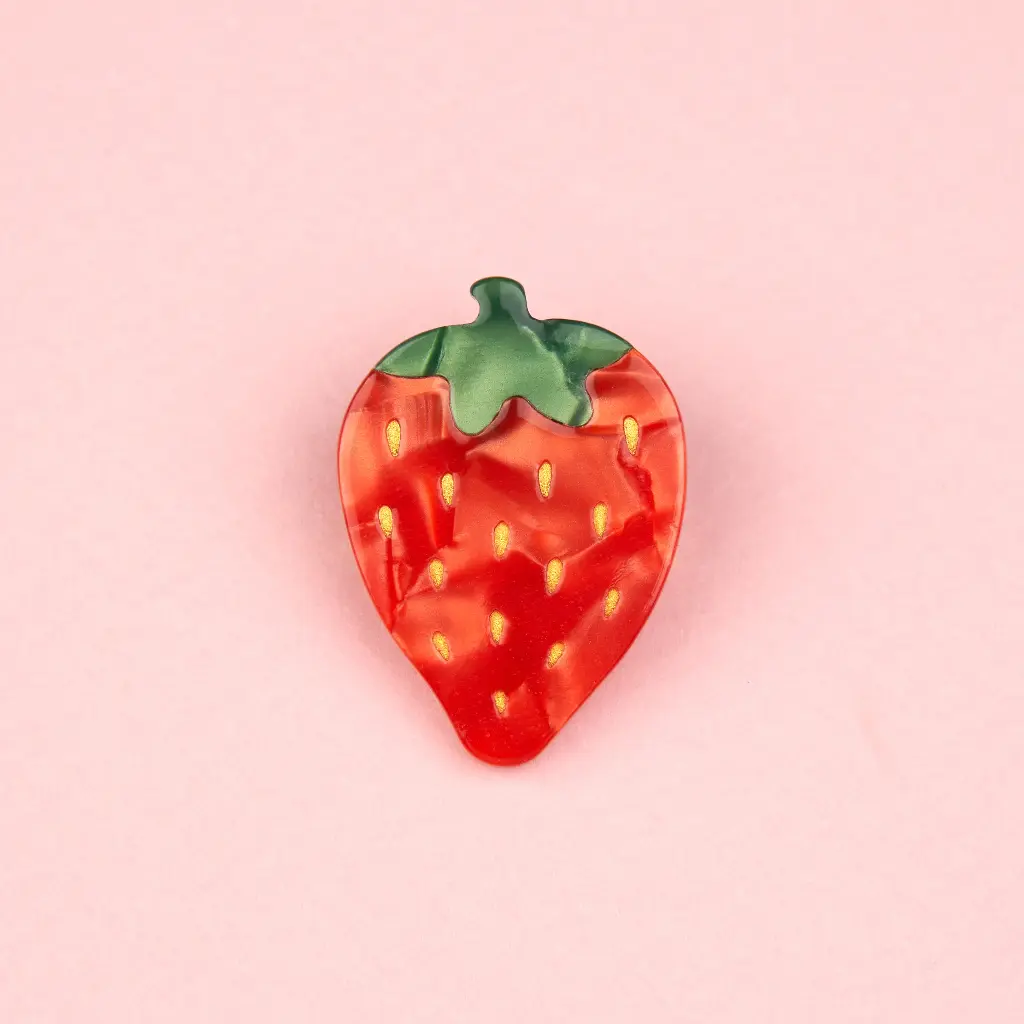[COU-BROCHEFRAISE] Broche 'Fraise' – Coucou Suzette