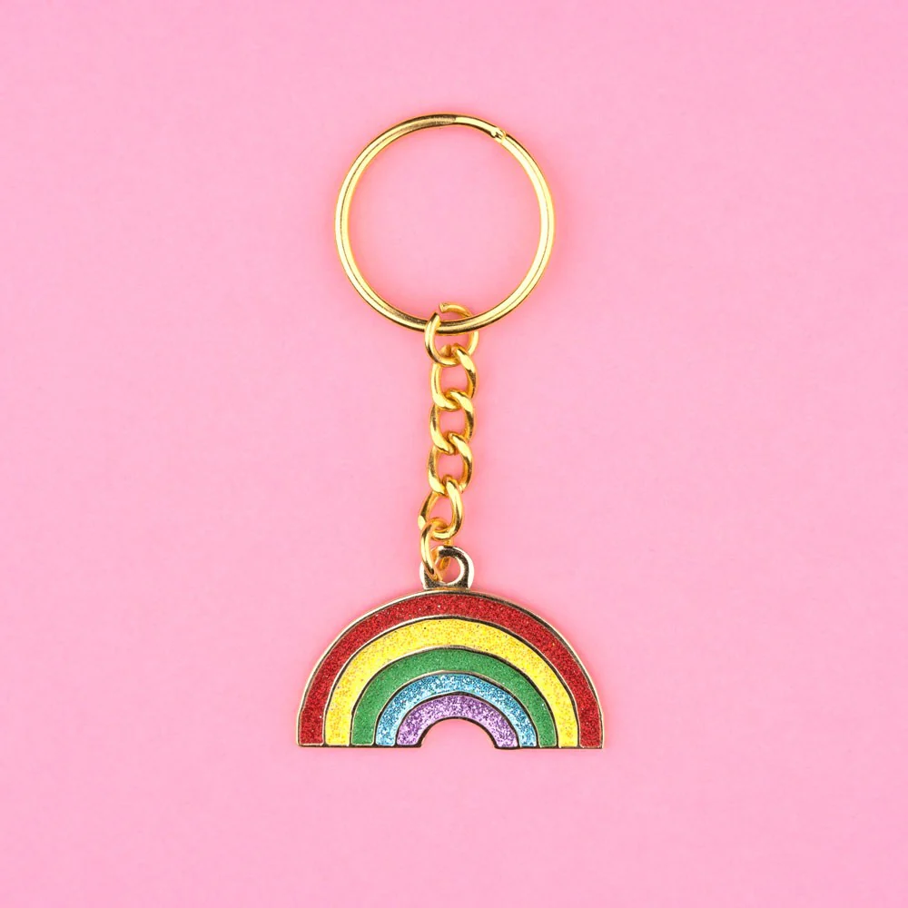 [COU-PORTECLEARCENCIEL] Porte-clés 'Arc-en-ciel' - Coucou Suzette