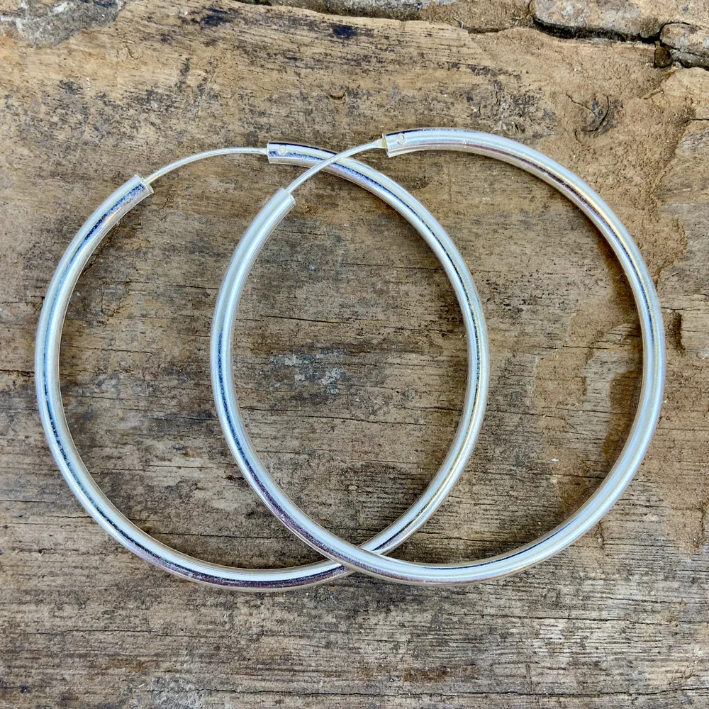 [BOAR-2062] Boucle d'oreilles créoles – Argent 925 [2062]