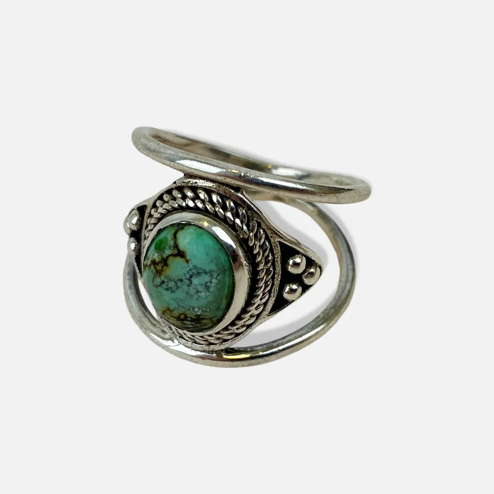 [BAAR-3510-58] Bague – Argent 925 – Turquoise [3510]