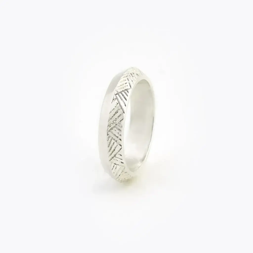 [BAAR-3534-56] Bague 'Erwan' – Argent – Ombre Claire