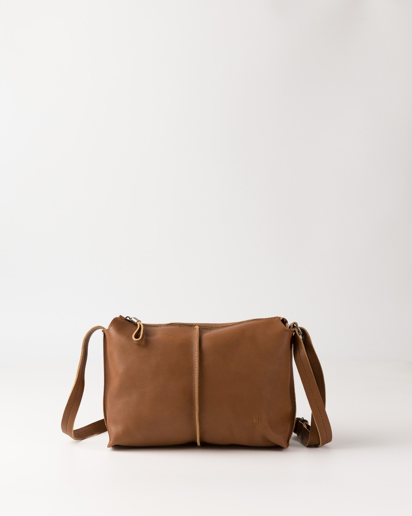 [BIBA-NSY2L-CAMEL] Sac à bandoulière 'New Sylva' – Camel – Biba