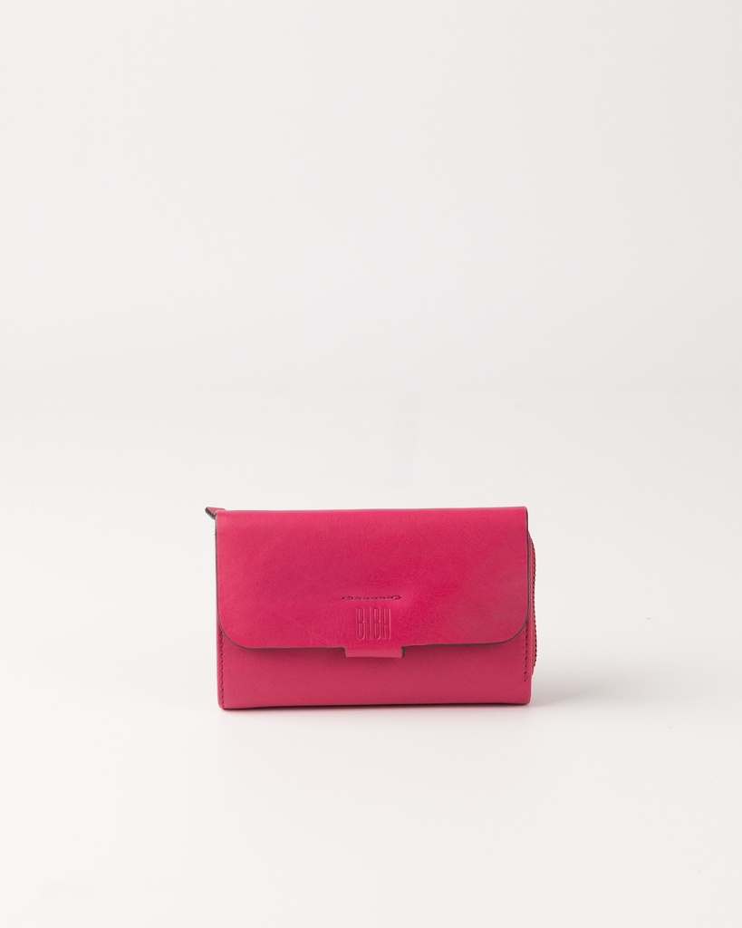 [BIBA-VET1L-FUCHSIA] Portefeuille 'Veta' – Fuchsia – Biba