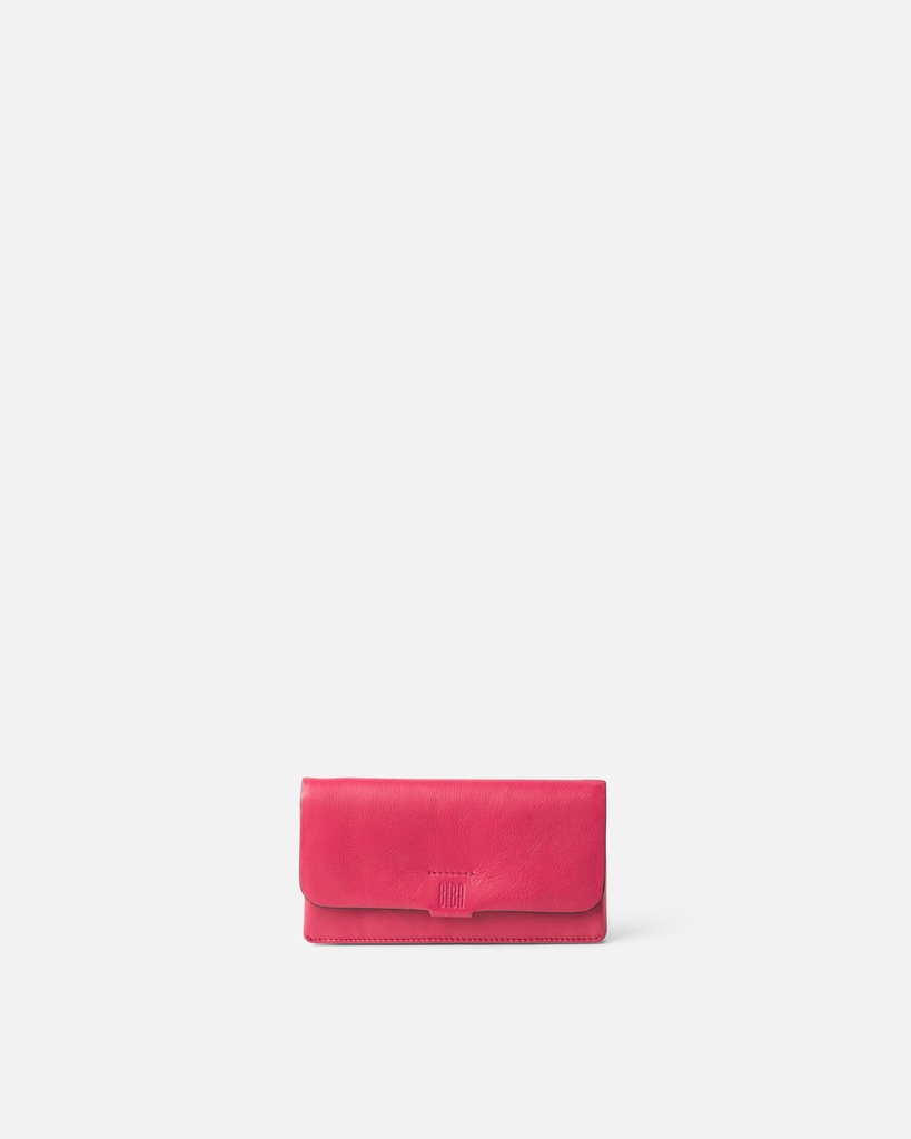 [BIBA-VET2L-FUCHSIA] Portefeuille 'Veta' – Fuchsia – Biba